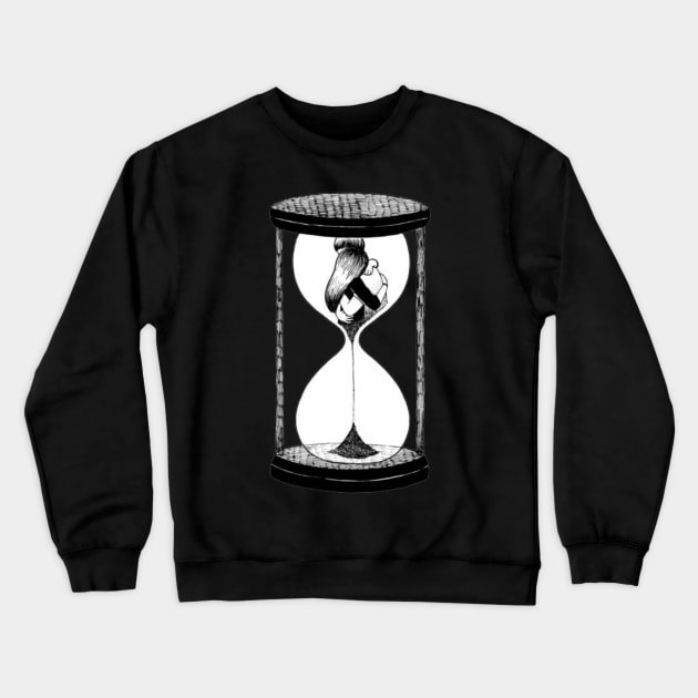 Break Up Crewneck Sweatshirt by Honu Art Studio